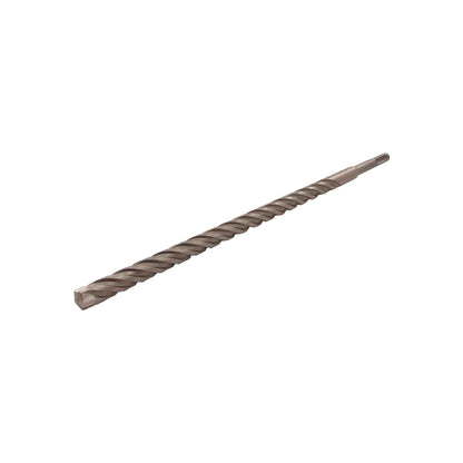 Broca SDS plus de alta resistencia para taladro percutor, ideal para perforar concreto, ladrillo y mampostería.