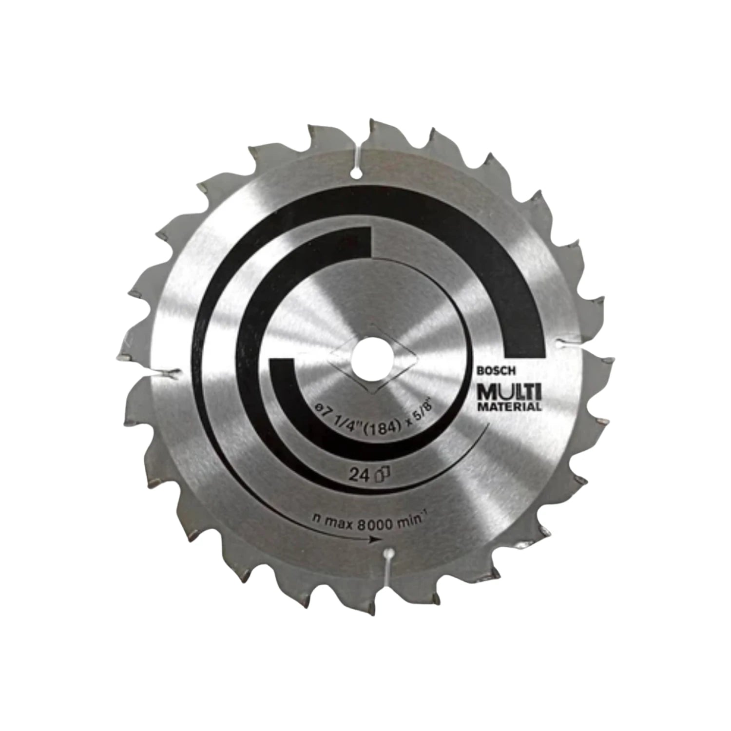Disco sierra circular Bosch 7 1/4" de 24 dientes para múltiples materiales