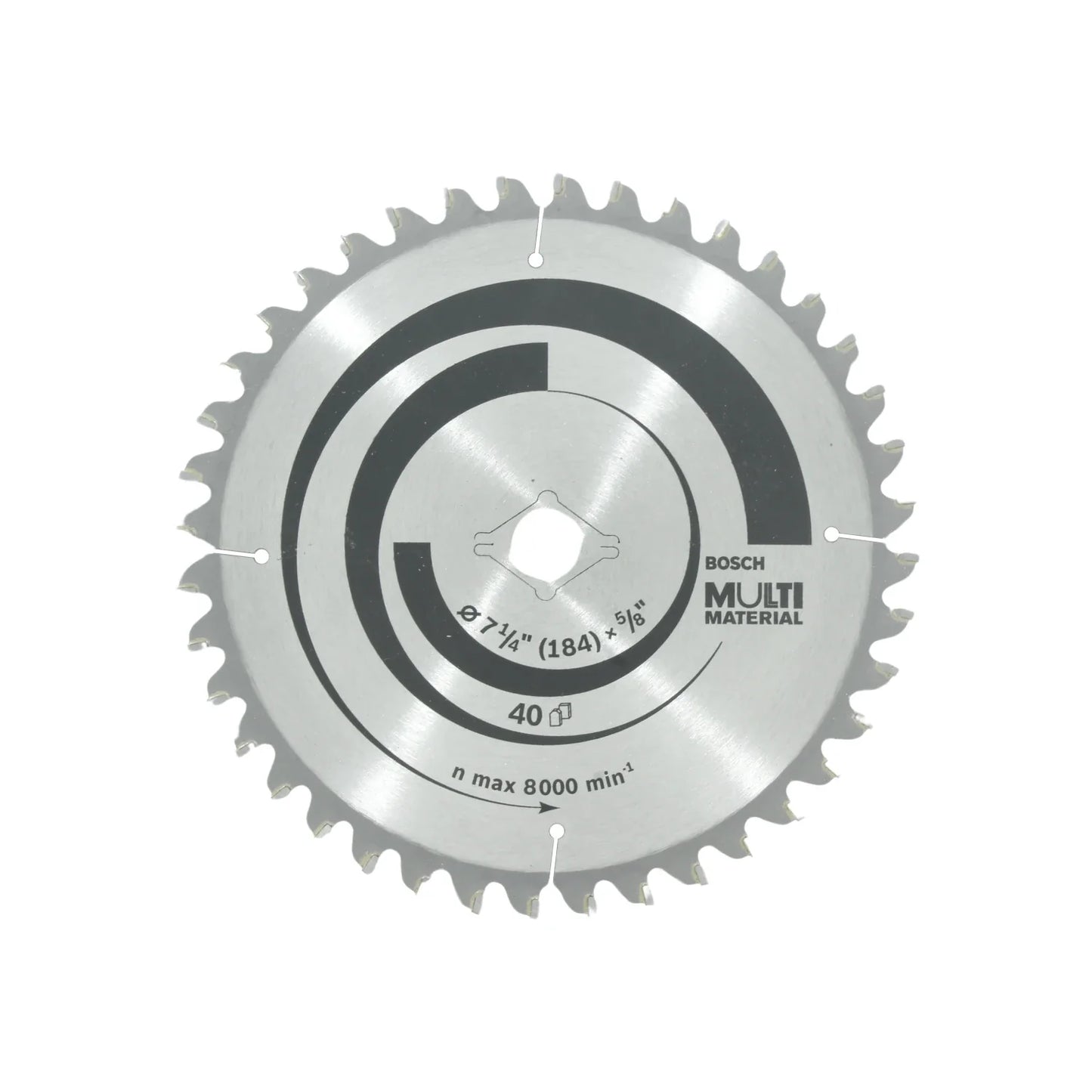 Disco sierra circular 7 1/4" de 40 dientes distintos materiales Bosch 2608640943