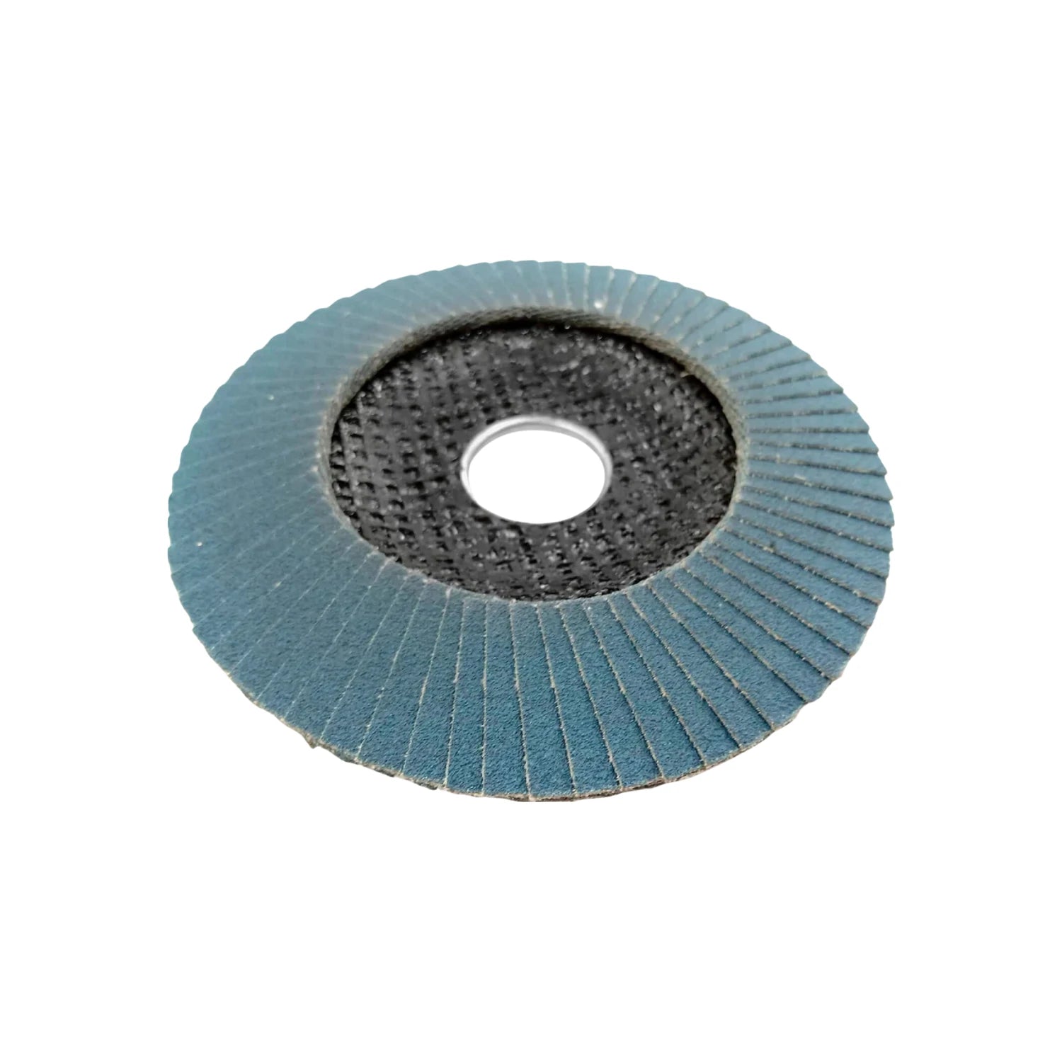Disco laminado azul para amoladora, abrasivo para desbastar y lijar metal y superficies.