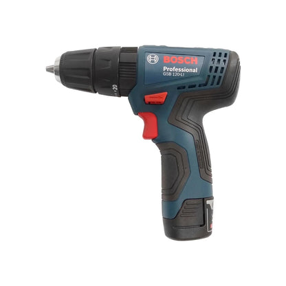 Atornillador percutor inalámbrico Bosch GSB 120-LI 12V azul y negro con batería de litio
