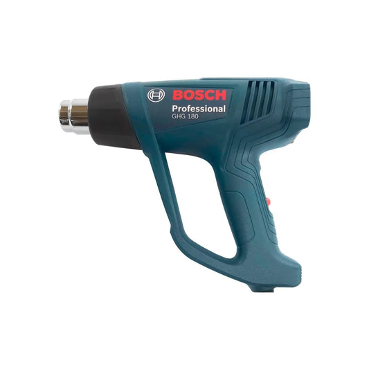 Pistola de calor Bosch GHG 180 profesional 1600W color azul para decapar pintura y trabajos industriales.