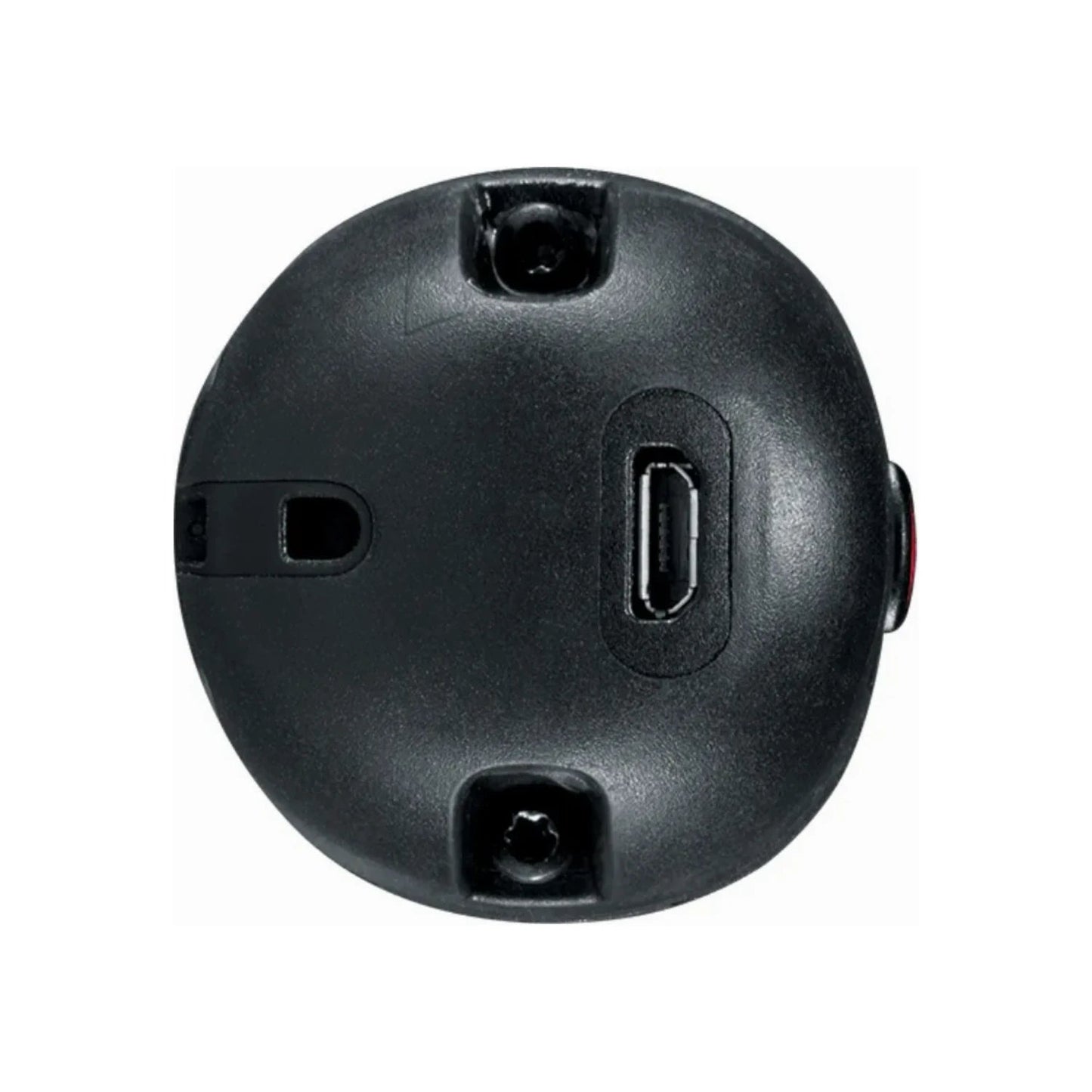 Puerto USB de carga atornillador inalámbrico Bosch GO negro, base con puntos de montaje