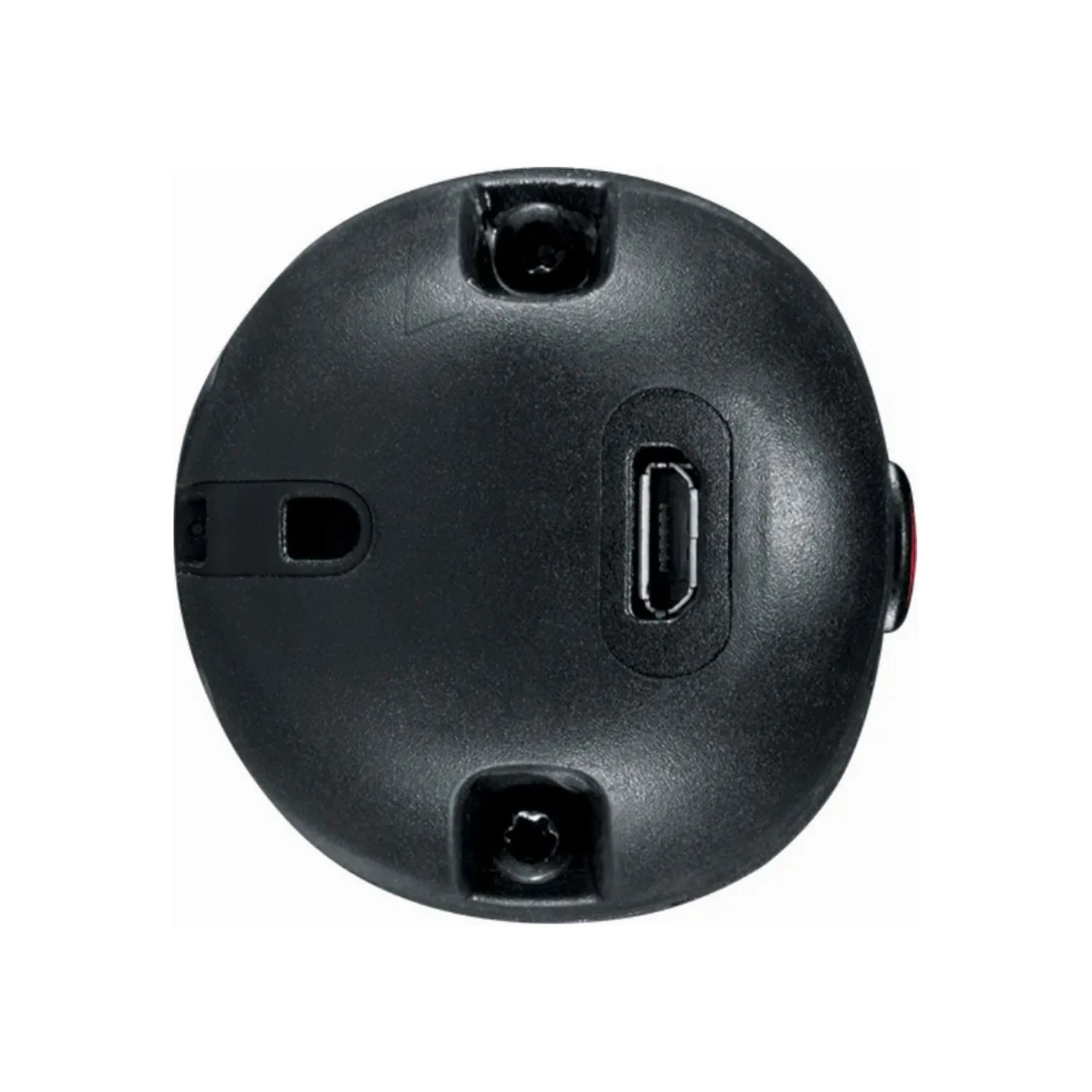 Puerto USB de carga atornillador inalámbrico Bosch GO negro, base con puntos de montaje