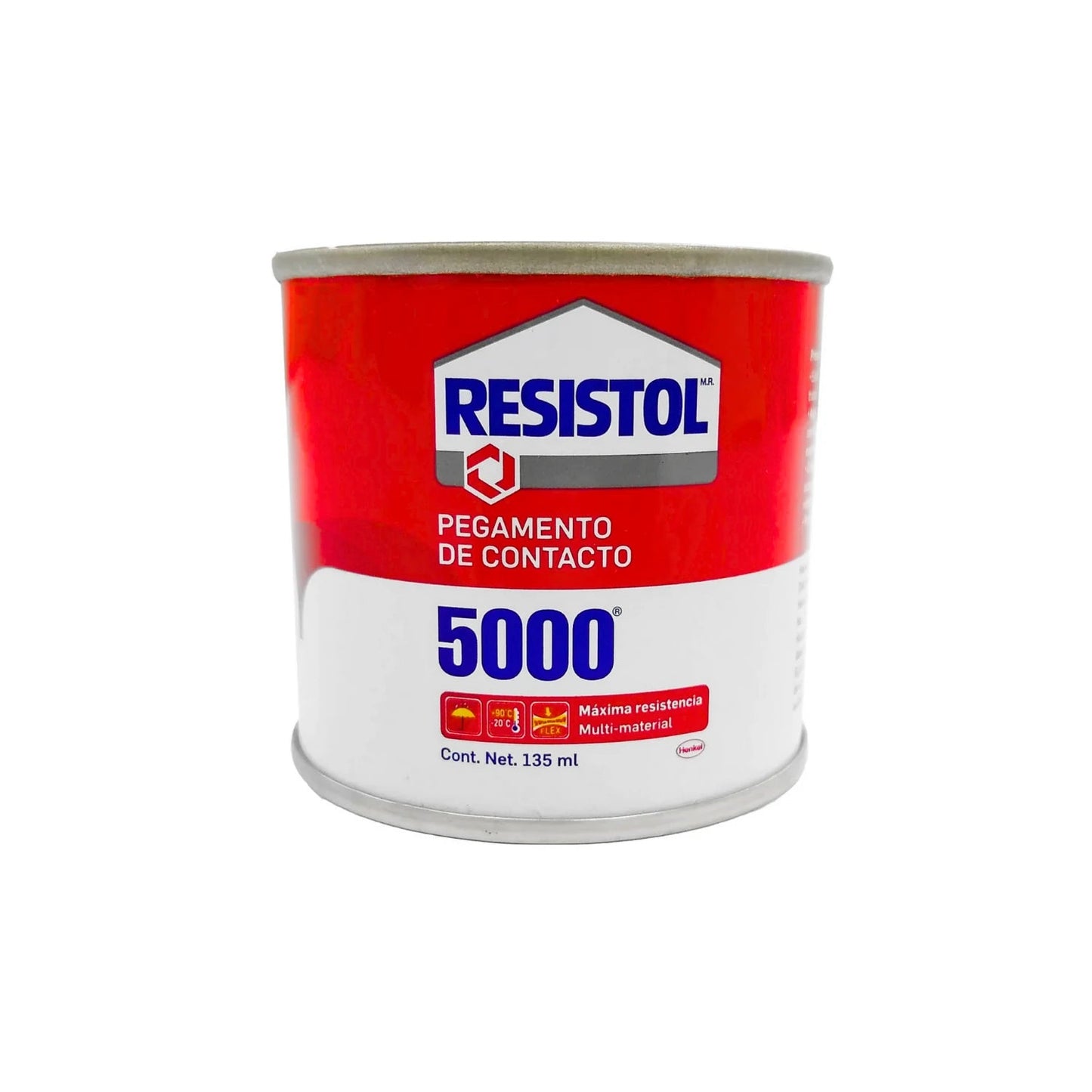 Pegamento de contacto Resistol 5000 135ml, adhesivo multimaterial de máxima resistencia y flexible