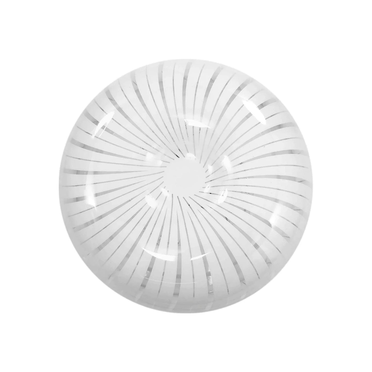 Plafón LED de sobreponer redondo blanco 24W para techo con diseño moderno de líneas