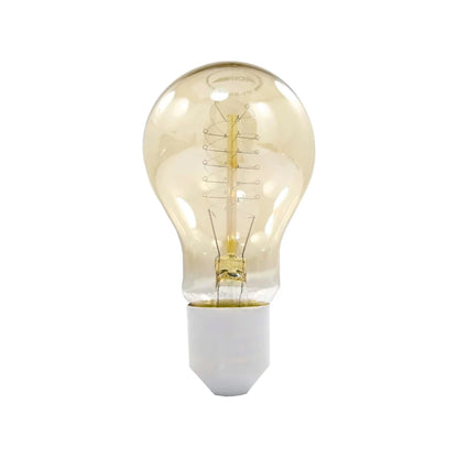 Lámpara vintage incandescente 40W filamento de carbón, bulbo ámbar decorativo para iluminación cálida