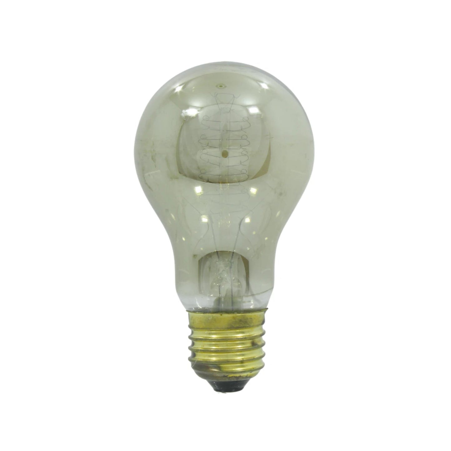 Lámpara incandescente vintage 40W, filamento de carbón, base de latón