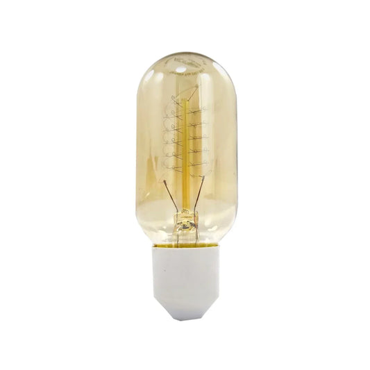 Lámpara vintage 40 W incandescente ámbar filamento de carbón t45 Adir 5764