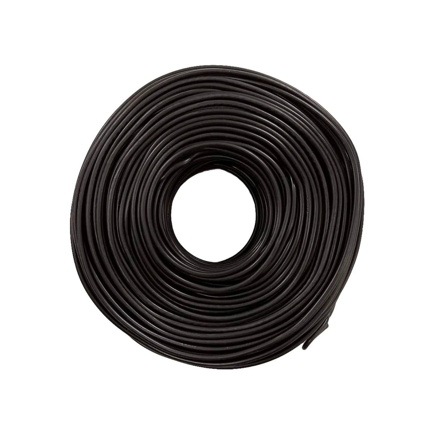 Rollo de cable eléctrico negro calibre 12 de 100 metros para instalaciones residenciales e industriales