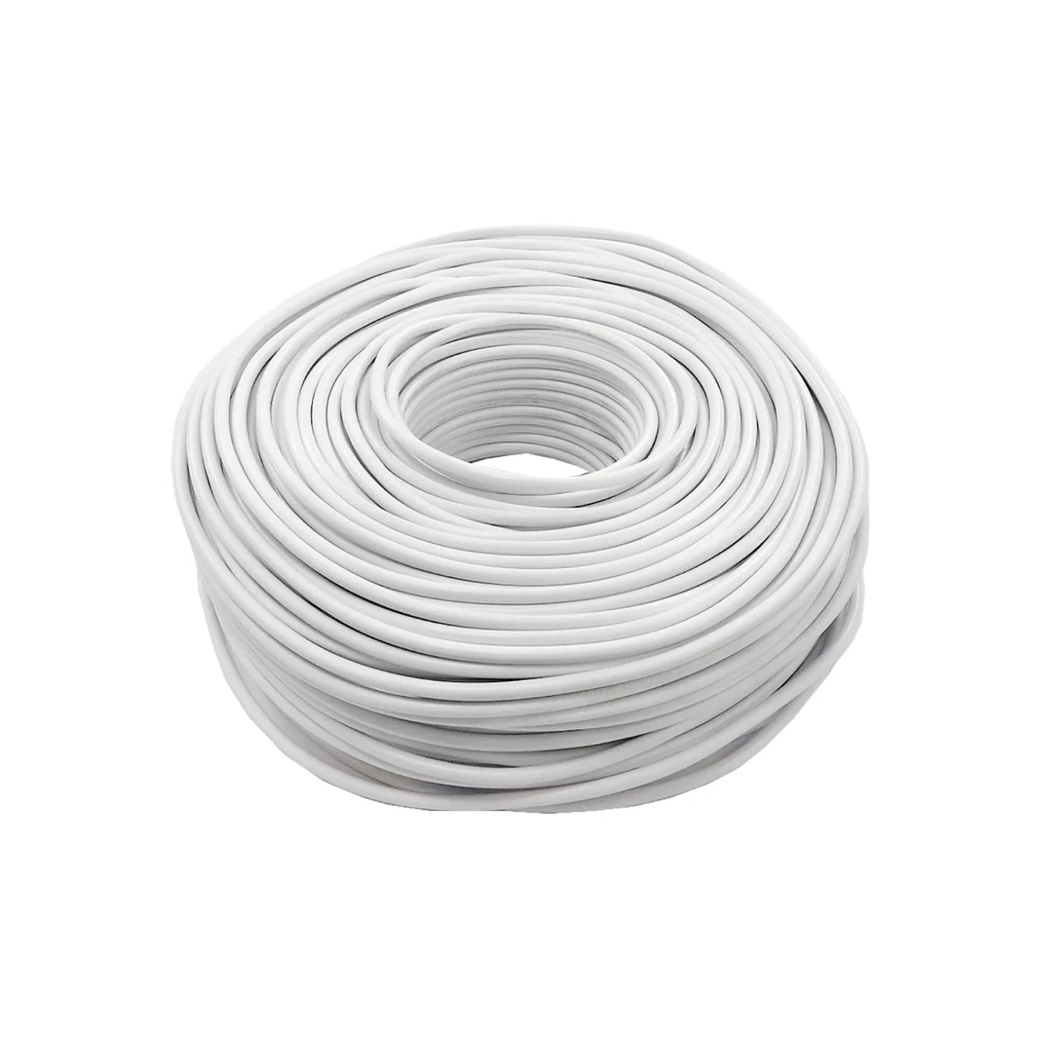 Rollo de cable eléctrico blanco calibre 10 para instalaciones eléctricas residenciales