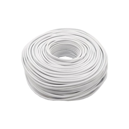 Rollo de cable eléctrico blanco calibre 10 para instalaciones eléctricas residenciales