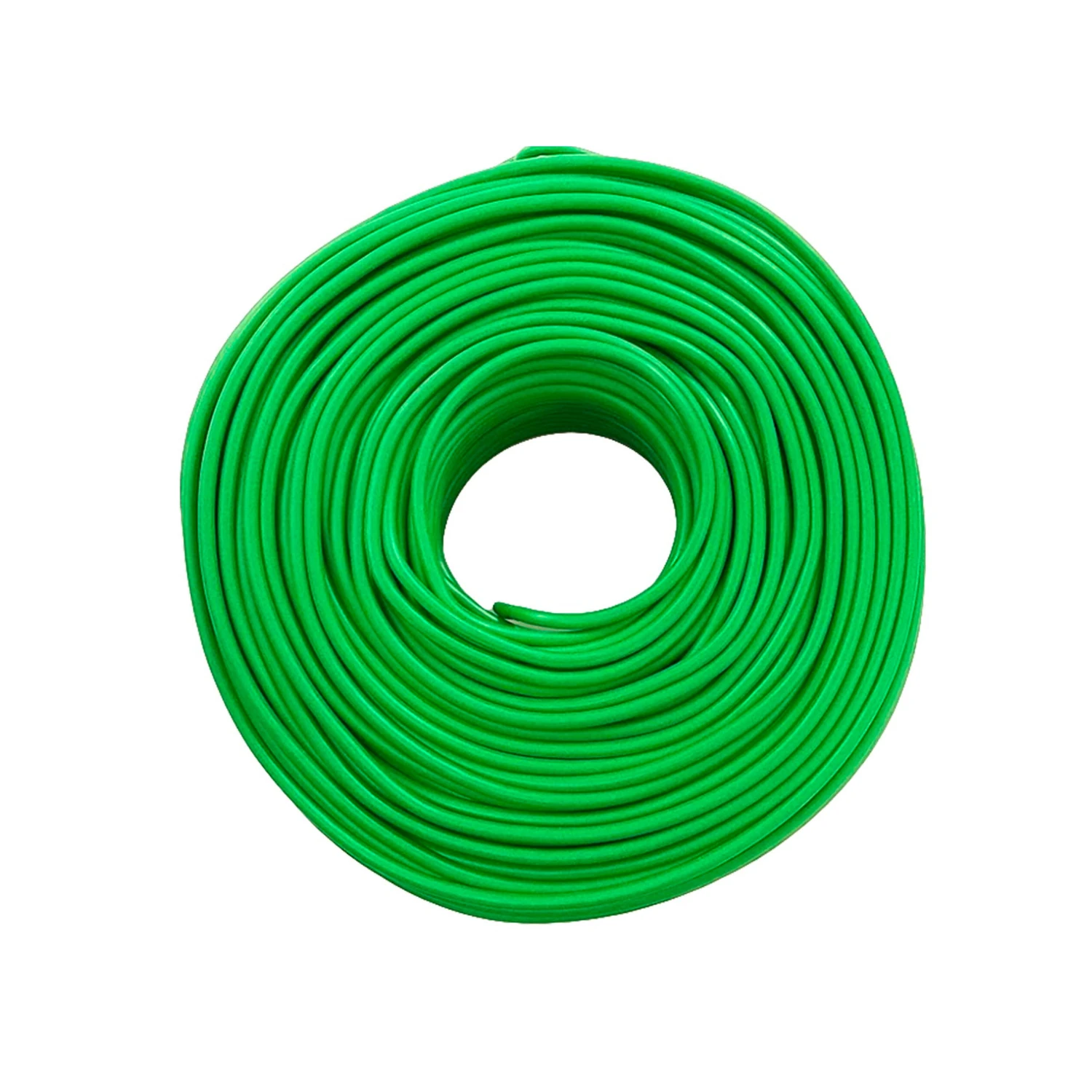 Rollo de cable eléctrico verde calibre 10 de 100 metros para instalaciones eléctricas