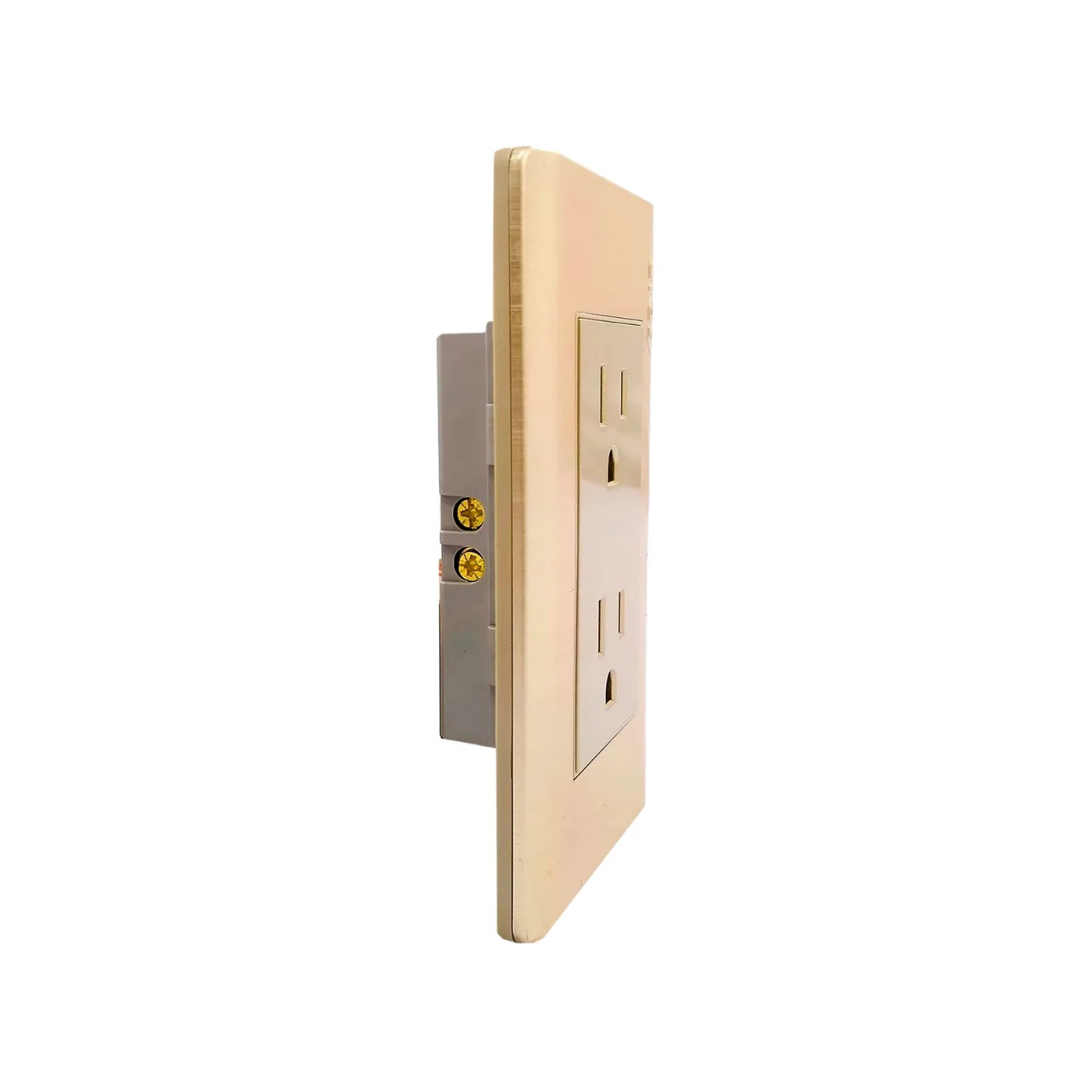Placa 2 contactos rose gold Adir 4632 florence