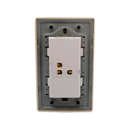 Placa 2 contactos rose gold Adir 4632 florence