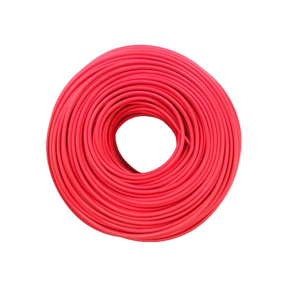 Rollo de cable eléctrico calibre 12 rojo, conductor de cobre para instalaciones