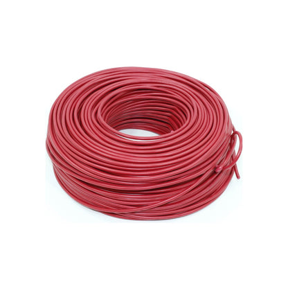 Cable eléctrico de cobre calibre 14 rojo en rollo para instalaciones eléctricas