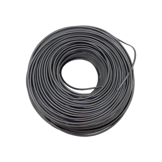 Cable eléctrico negro calibre #14, 100 metros, en bobina para instalaciones