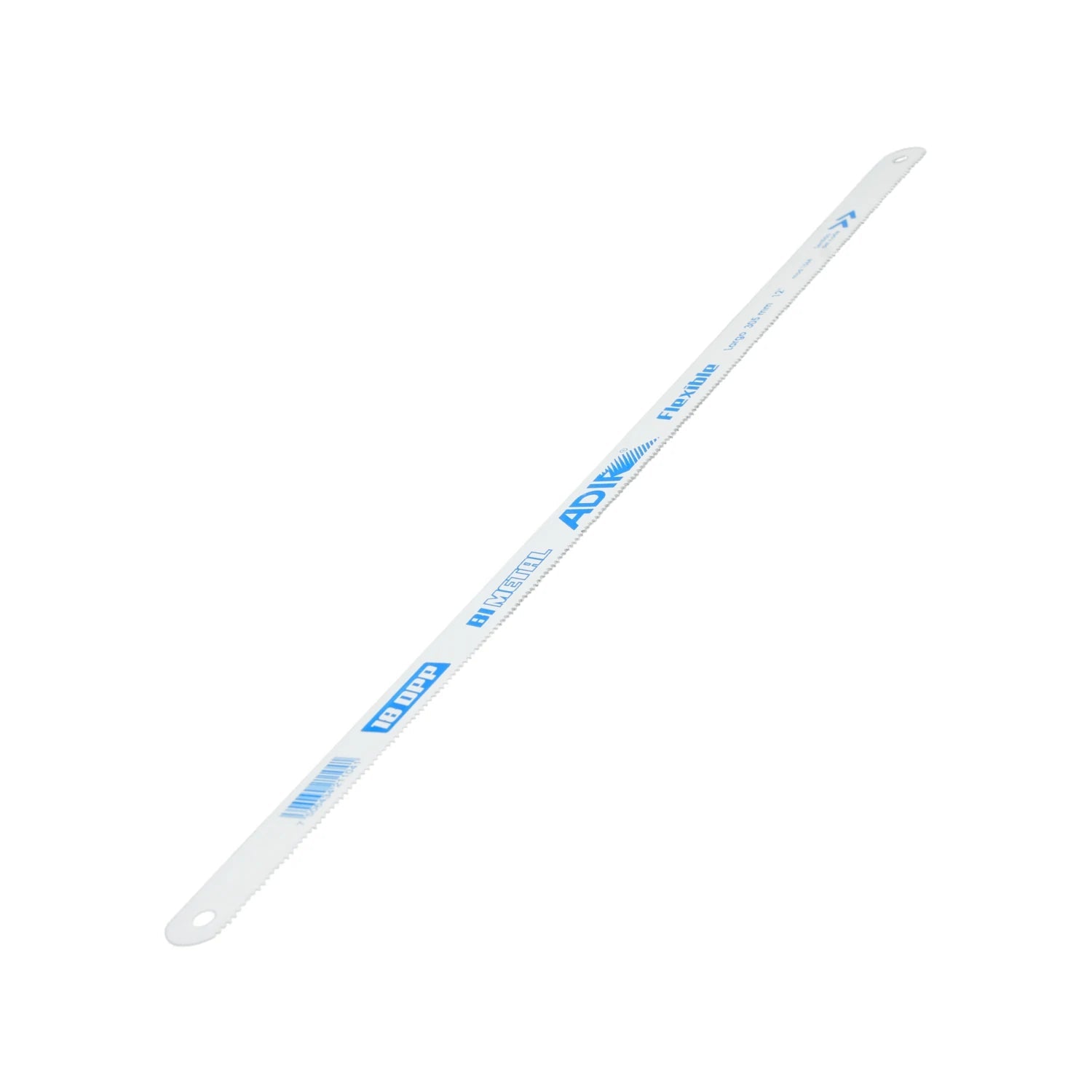 Segueta bimetálica Adir 18 DPP flexible de 305mm (12 pulgadas) para sierra de arco, corte de metal
