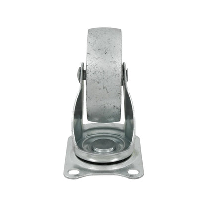Rodaja giratoria metálica de 3 pulgadas para uso industrial y muebles