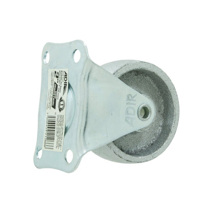 Rodaja ADIR de fierro con placa fija 2 pulgadas (50mm) para uso industrial