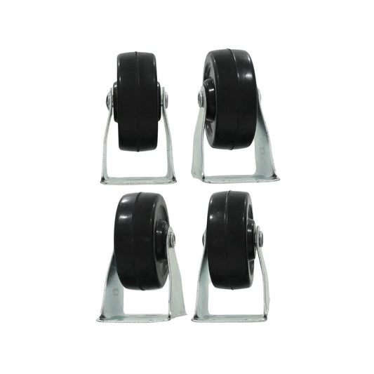 Rodaja placa fija 3" caja con 4 piezas Adir 9137