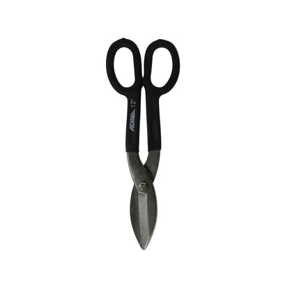 Tijera para hojalatero Adir 12 pulgadas con mangos negros para corte de lámina metálica