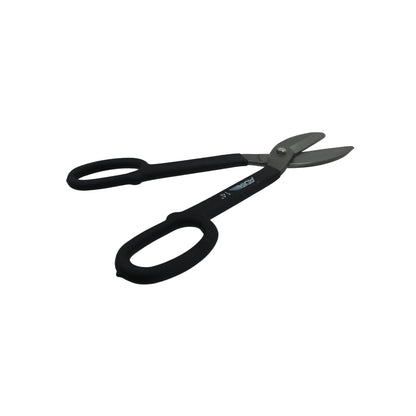 Tijera para hojalatero Adir 14 pulgadas con mangos negros, ideal para corte de lámina y metal.
