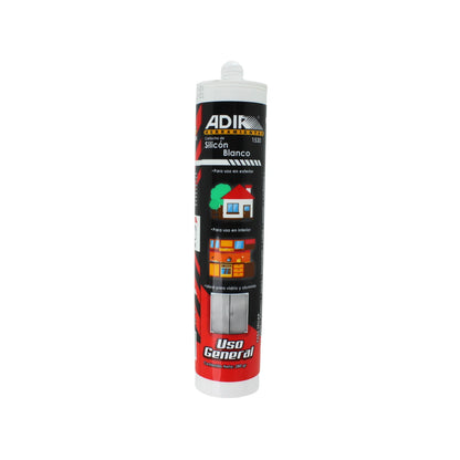 Silicon blanco 280 gr uso general Adir 1530