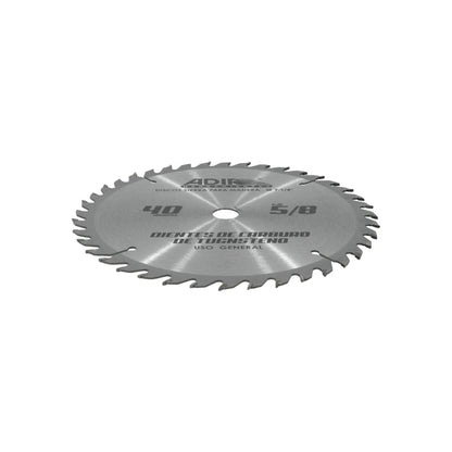 Disco sierra circular 7 1/2" de 40 dientes para madera Adir 15405