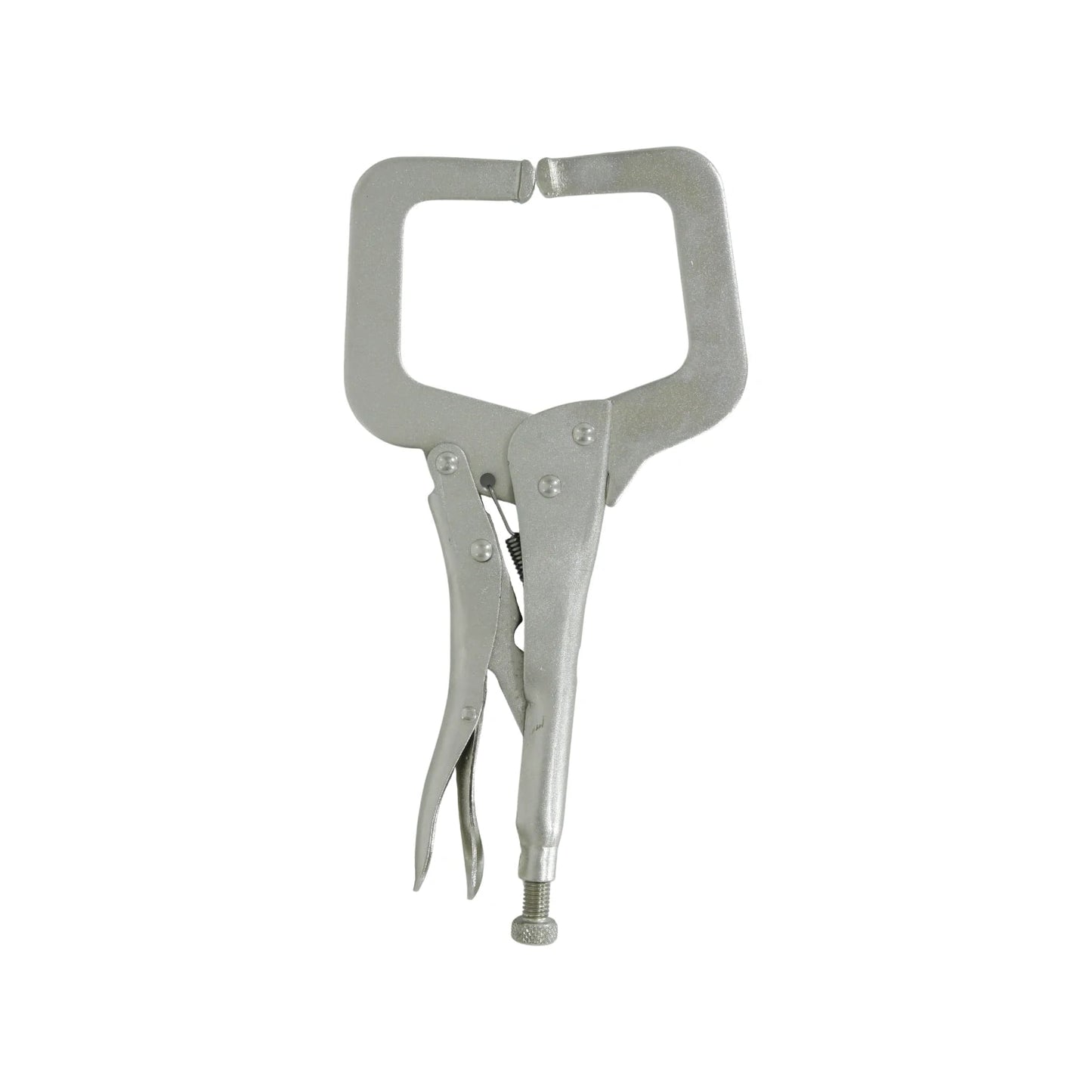 Pinza de presión tipo C metálica, herramienta de apriete y sujeción ajustable para taller y soldadura.