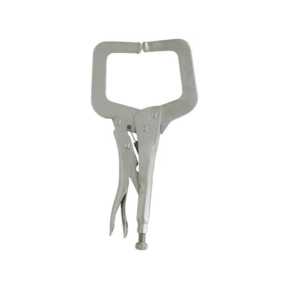 Pinza de presión tipo C metálica, herramienta de apriete y sujeción ajustable para taller y soldadura.