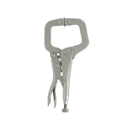 Pinza de presión tipo C de metal, mordaza ajustable para sujeción fuerte en trabajos de soldadura y carpintería