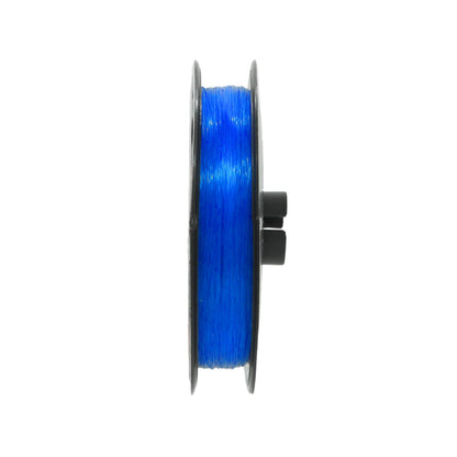 Carrete de hilo de pescar azul brillante, sedal monofilamento para pesca deportiva