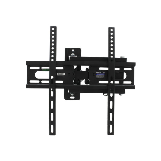 Soporte de pared articulado negro Tulplus 3084 para pantallas de TV, con brazo extensible y nivel integrado