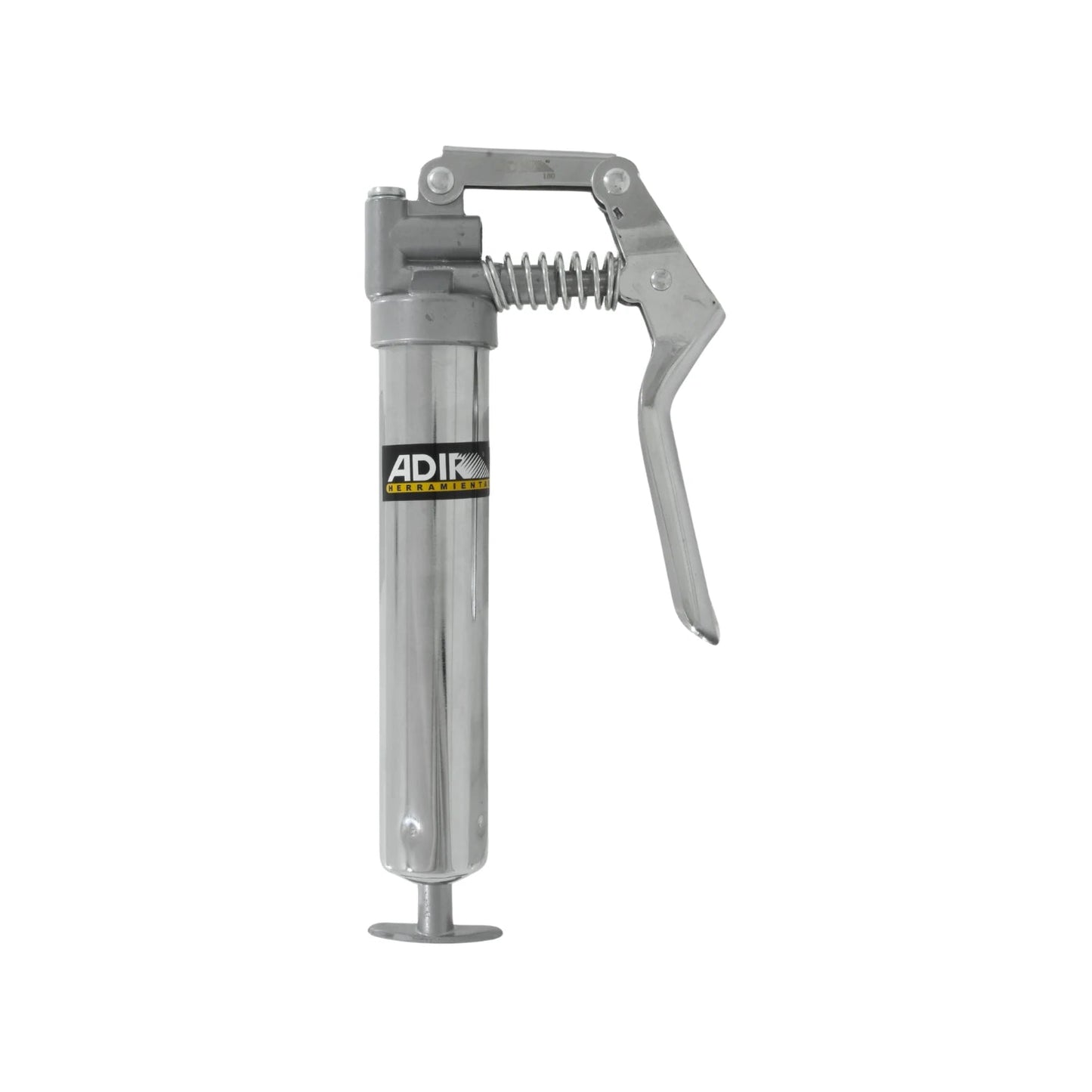 Inyector de grasa manual Adir 180 cromado para lubricación de maquinaria pesada y automotriz