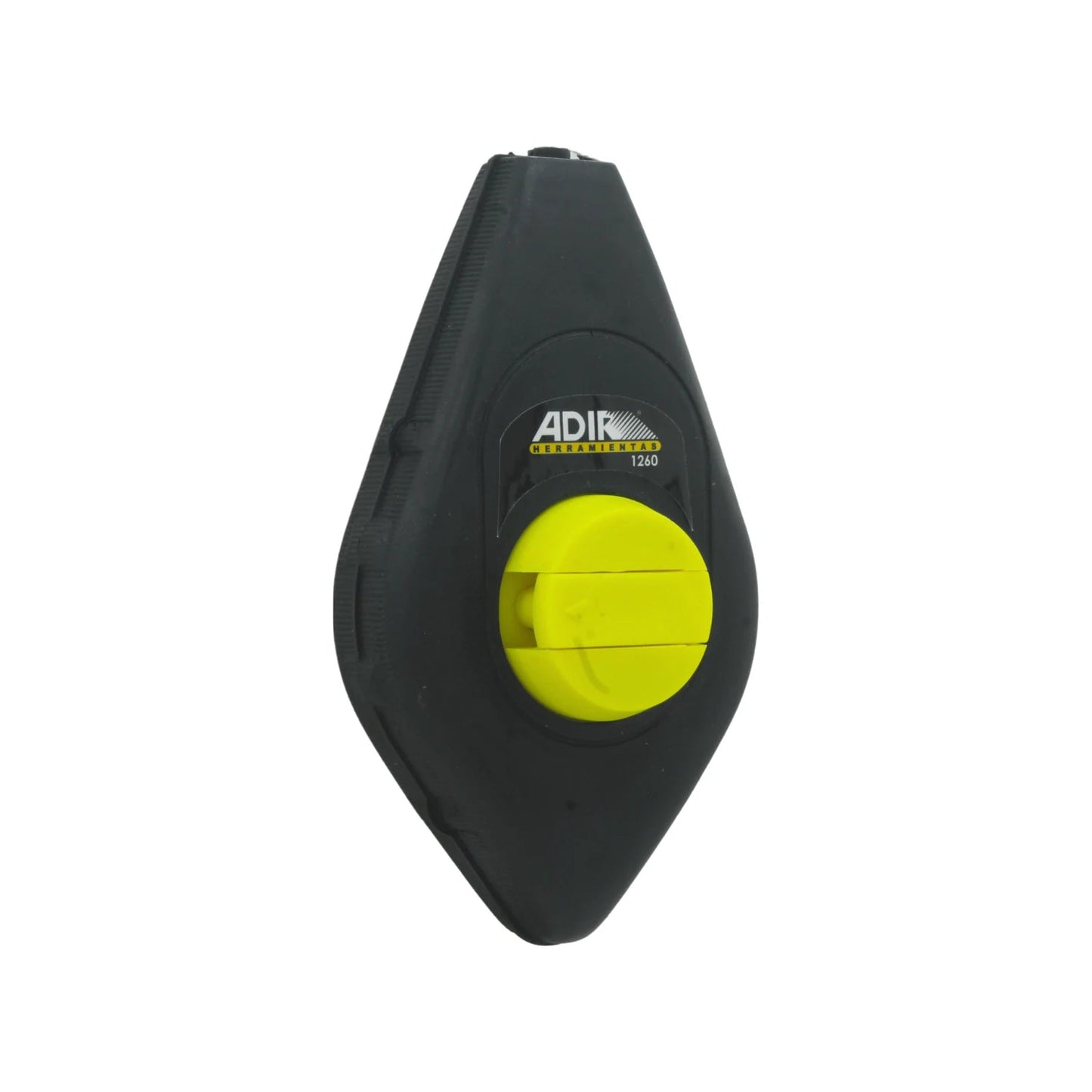 Tiralíneas Adir 1260 negro y amarillo con nivel para trazar líneas de referencia en obra y construcción