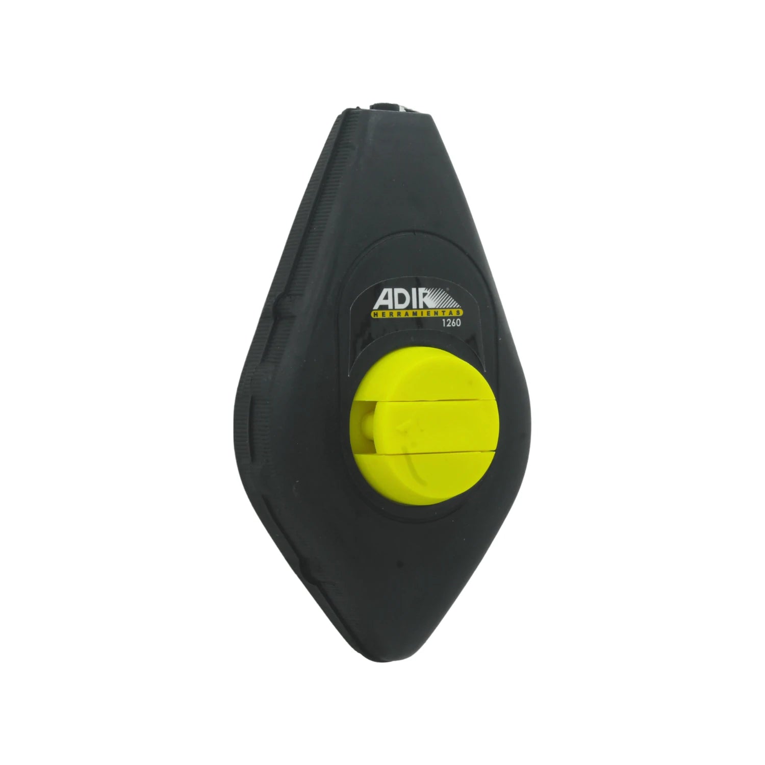 Tiralíneas Adir 1260 negro y amarillo con nivel para trazar líneas de referencia en obra y construcción