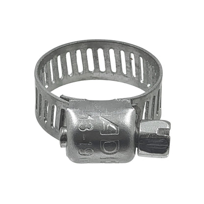 Abrazadera de manguera Adir de metal con tornillo sin fin, ajustable para diámetros de 13-19mm