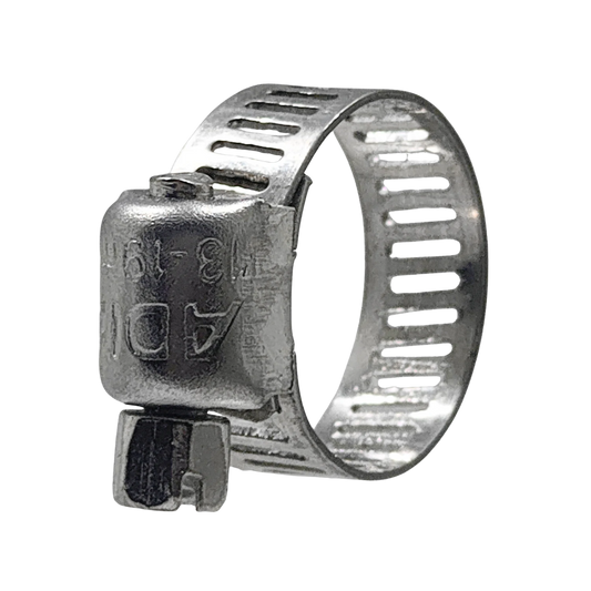 Abrazadera sin fin de acero inoxidable ADIR 13-19mm para mangueras automotrices e industriales