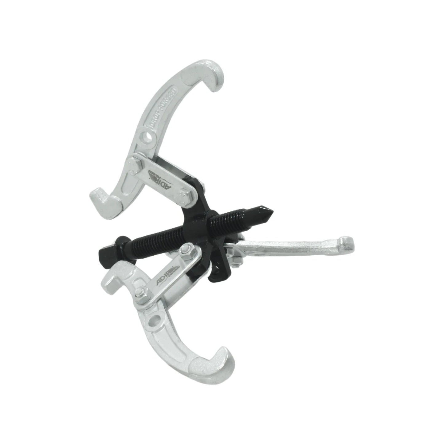 Extractor de poleas y baleros Adir 4" 3 mordazas, acero forjado, uso automotriz.