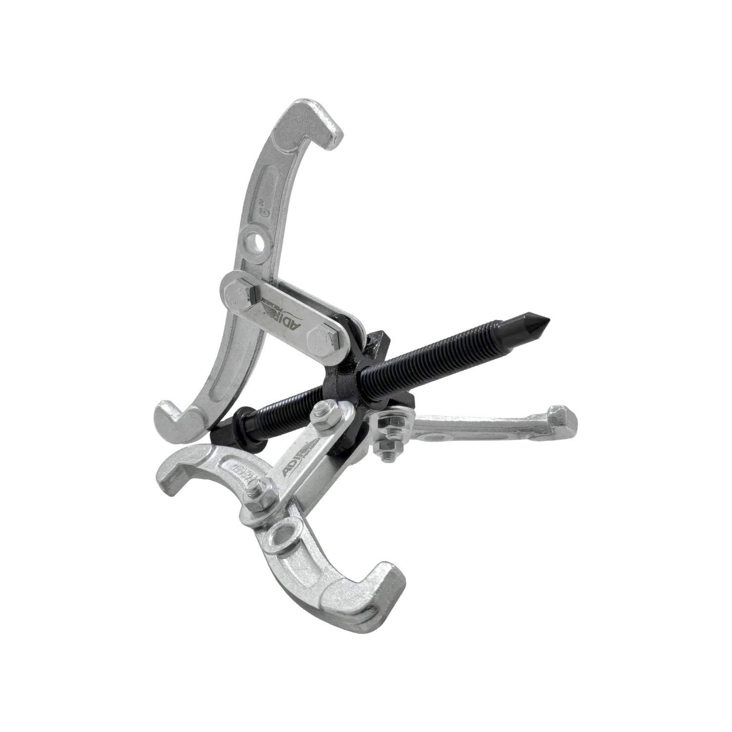 Extractor de polea y engranajes Adir de 6 pulgadas, tres garras de acero cromado.