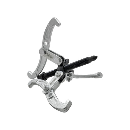 Extractor de polea y engranajes Adir de 6 pulgadas, tres garras de acero cromado.