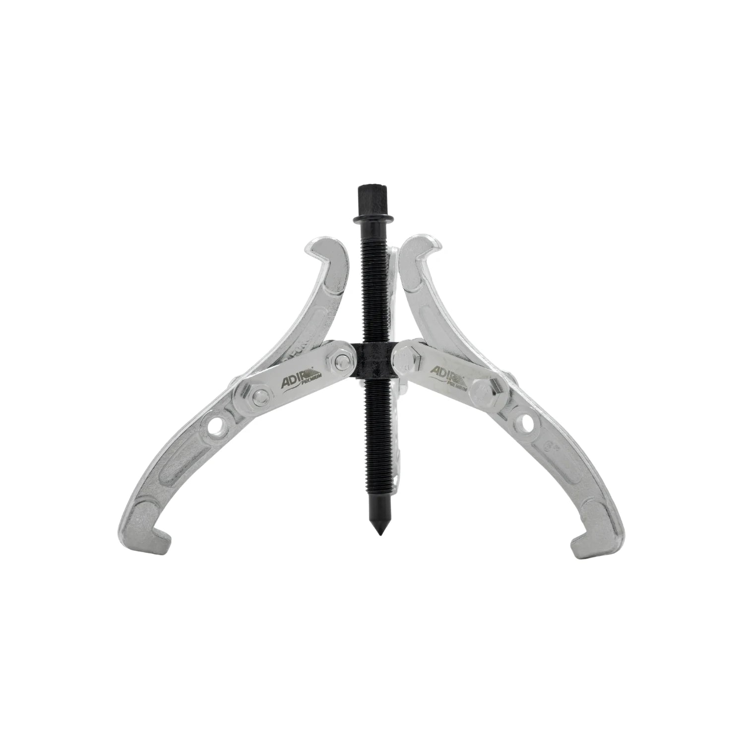 Extractor de polea universal Adir 6" de tres patas, herramienta profesional para extraer baleros y engranajes.