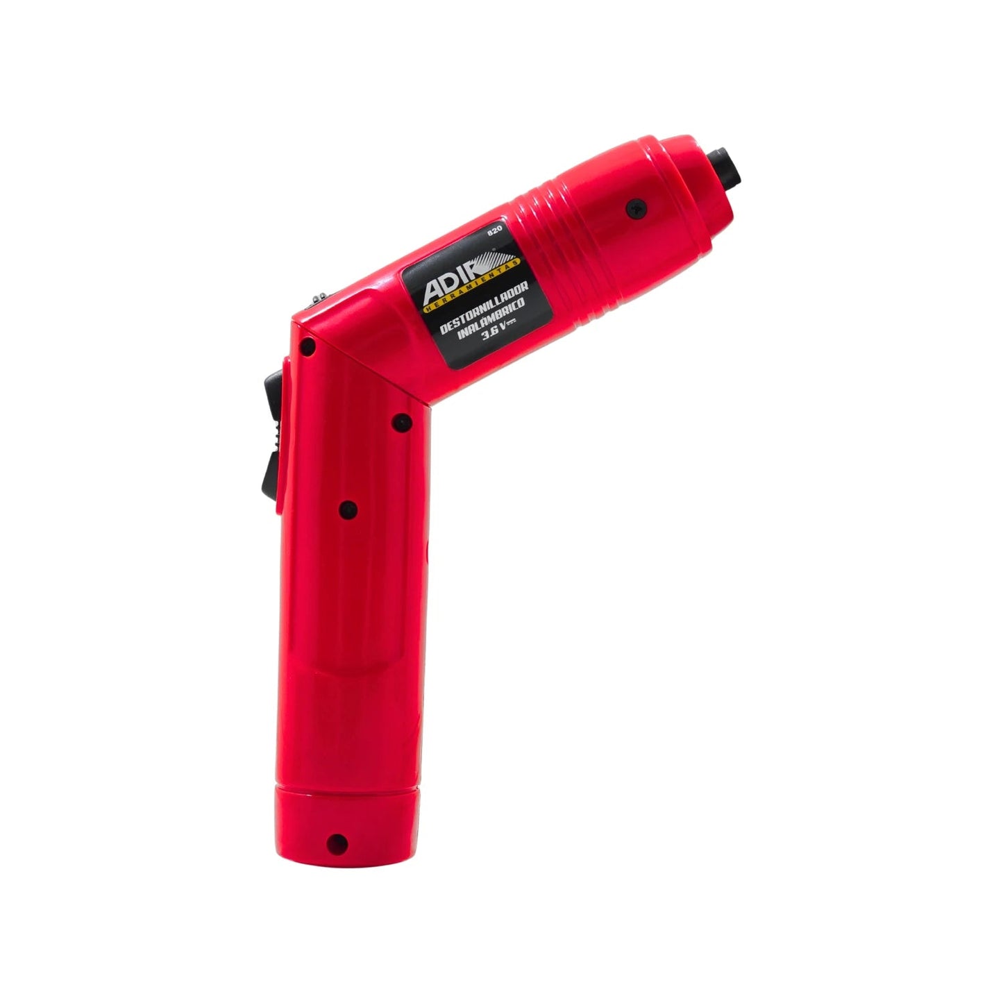 Atornillador inalámbrico Adir rojo 3.6V modelo 820 con diseño angular