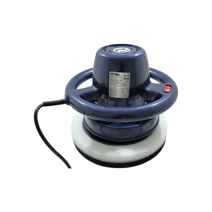Enceradora y pulidora eléctrica Adir, azul oscuro, para coches con almohadilla de pulido y mango ergonómico.