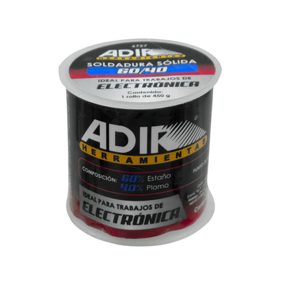 Soldadura 60/40 de 450 g Adir 6727