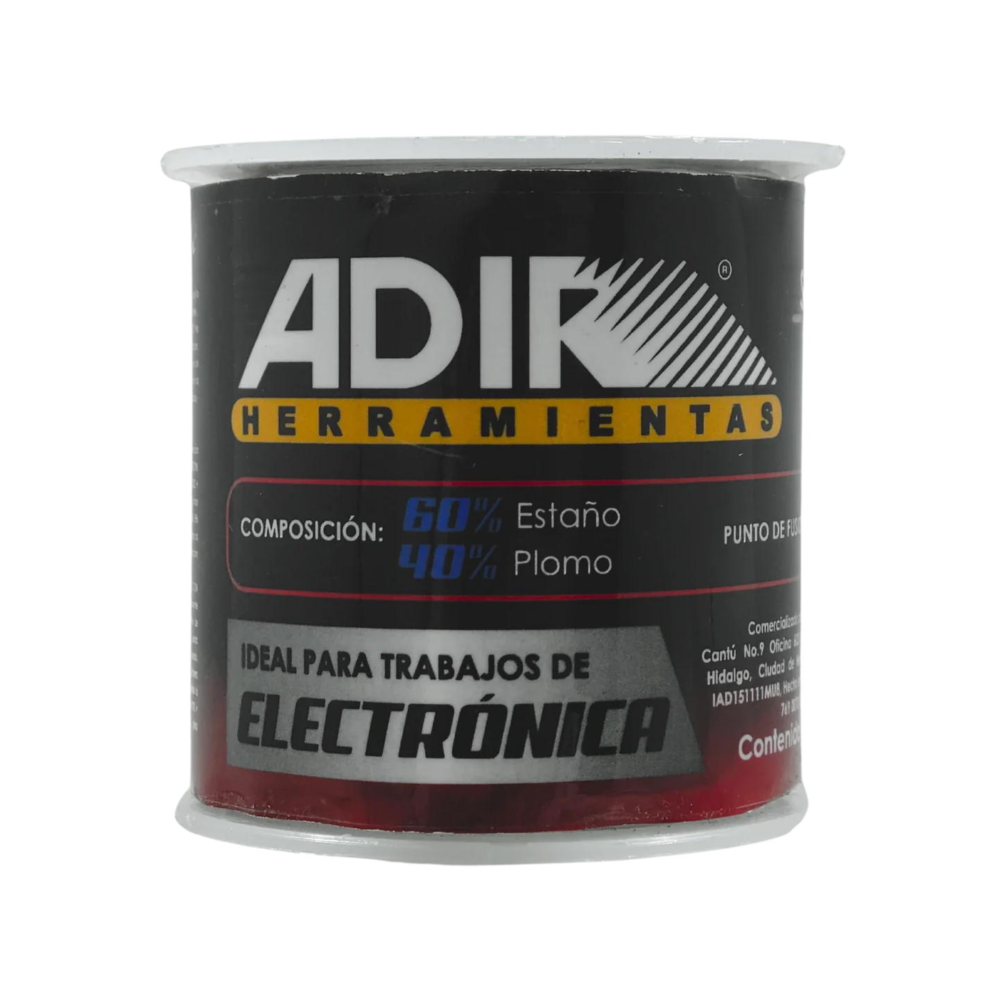 Soldadura 60/40 de 450 g Adir 6727