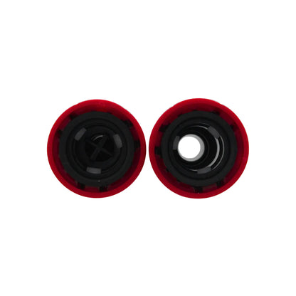 Acoples rápidos hembra para manguera de jardín, rojo y negro