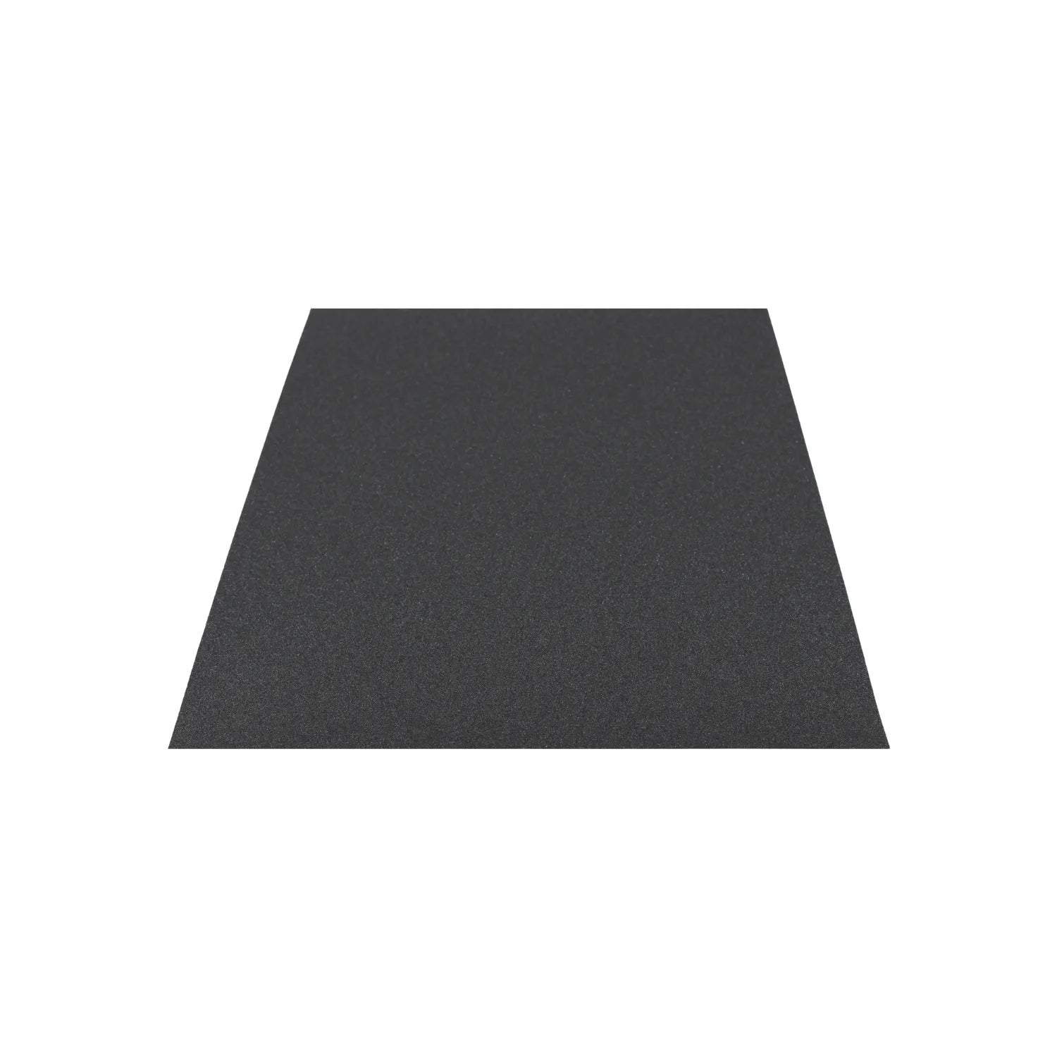 Pliego de lija al agua color negro de grano fino para pulido y acabados en madera o metal.